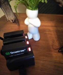 Smatree Battery (3 Pack) and 3-Channel Charger Compatible for Gopro Hero 4 (NOT for Hero 5) 35 61bD2TwwXL