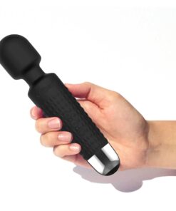 Shibari Mini Halo Vibrator, Wand Massager Vibe, Cordless, Quiet, High Power & Waterproof, Vibration Clitoris Stimulation, Adult Sex Toys, Personal Vibrator for Women, Sex Vibrators (Black) Black 24 61bE5upWQTL