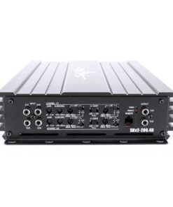 Alternative view of Skar Audio SKv2-200.4D Full-Range Class D MOSFET 4-Channel Car Speaker Amplifier, 1800W Max Power
