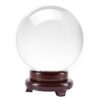 Amlong Crystal Clear Crystal Ball 8 inch (200mm) Diameter with Wooden Stand 44 61bFPI77YxL