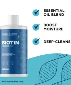 Volumizing Biotin Shampoo for Thinning Hair - Thin Hair Shampoo with Rosemary Argan and Essential Oils for Hair Care - Vegan Sulfate Free Shampoo for Damaged Dry Hair Paraben and Cruelty Free Sandalwood 16 Fl Oz (Pack of 1) 29 61bH35hYacL