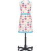 KAF Home Hostess Child's Extra Long Ties – Adjustable Bib Cupcake Apron-Machine Wash-Used in Kitchen, Gardening, Multicolor 60 61bHaPZwWrL