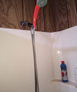 Ivation Portable Outdoor Shower, Battery Powered - Compact Handheld Rechargeable Camping Showerhead - Pumps Water from Bucket Into Steady, Gentle Shower Stream 34 61bIRnRqZ7L