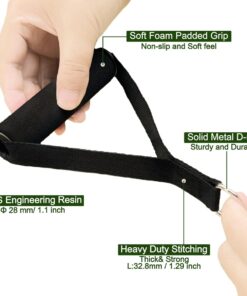 Goliton Resistance Band Door Anchor Secure Door Anchor Accessory Replacement and 2x Resistance Band Handles Exercise Band Handles Works With Resistance Band to Create Your Home Gym 11 61bJ3G38e3L