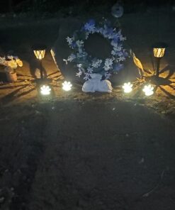 IdeaWorks JB7356 Solar Paw Print Outdoor Lights, Black 31 61bLneMw8ZL