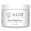 Aloe Infusion Body and Face Moisturizer - All Natural Eczema Cream for Itchy Dry Skin, Sensitive Skin, Acne and Psoriasis - Organic Aloe Vera, Shea Butter, Coenzyme Q10, Grape Seed Oil, Kukui Nut Oil 9 Ounce (Pack of 1)