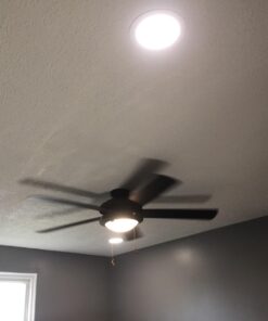 Westinghouse Lighting 7224200 Comet Indoor Ceiling Fan with Light, Matte Black Indoor Only LED 42 61bNke0fntL