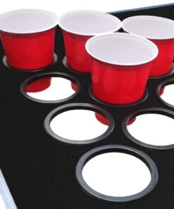 8-Foot Folding Pong Table - Choose Table Options (Base, Cup Holes, LED Lights, or Cup Holes & LED Lights) - Bubbles Edition Standard w/ Cup Holes & LED Lights 18 61bNsXTDuWL