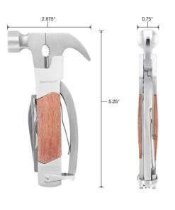 Sheffield 12913 Premium 14-in-1 Hammer Multi Tool, Multipurpose Tool for the Home, Camping Equipment, and Work, Hammer, Pliers, Survival Knife, & More 14 61bPN W1u9L