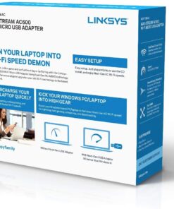 Linksys USB Wireless Network Adapter, Dual-Band wireless Adapter for PC, 600Mbps (AC600) Speed - WUSB6100M 14 61bQI2nHKjL