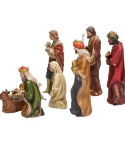 Alternative view of Kurt Adler 9-Inch Porcelain Nativity Figure Tablepiece Set of 9
