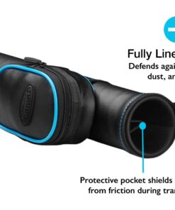 Casemaster Q-Vault Supreme Billiard/Pool Cue Hard Case, Holds 1 Complete 2-Piece Cue (1 Butt/1 Shaft), Black 33 61bRKqlKzjL 1