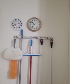 Springfield Indoor Outdoor Big Bold Thermometer, 8.5 Inch, White 40 61bRN4J NTL