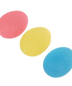 Hand Exercise Balls - Egg Shaped - 3 Squeeze Resistances (Soft, Medium, Firm) - For Hand Training, Physical Therapy, Injury Rehabilitation Soft, Medium, Firm Set of 3 Hand Exercise Eggs 15 61bUjPJiG0L