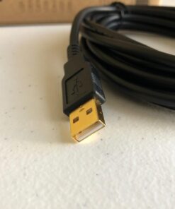 Amazon Basics USB-A to USB-B 2.0 Cable for Printer or External Hard Drive, Gold-Plated Connectors, 10 Foot, Black 10 Feet 1 28 61bUwXPASgL