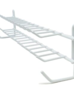 Huji Wall Mount Tie and Belt Rack Organizer, White (1 Pack) 1 21 61bVrsXYlKL