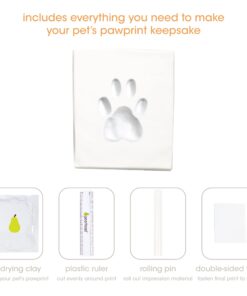 Pearhead Dog Or Cat Paw Prints Pet Wall Frame With Clay Imprint Kit, Pet Sentiment Keepsake Frame, Pet Memorial Picture Frame, Espresso 4 x 6" 23 61bY2sxzLtL