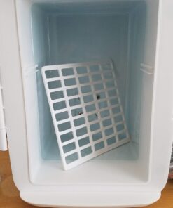 Cooluli Mini Fridge for Bedroom - Car, Office Desk & Dorm Room - Portable 4L/6 Can Electric Plug In Cooler & Warmer for Food, Drinks, Skincare Beauty & Makeup - 12v AC/DC & Exclusive USB Option, Blue 65 61bYJe7xtVL