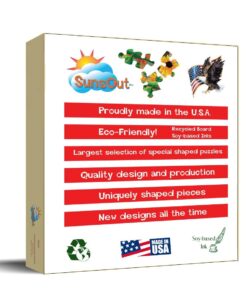 SUNSOUT INC - Russel's General Store - 550 pc Jigsaw Puzzle by Artist: Hiroaki Shioya - Finished Size 15" x 24" - MPN# 37475 8 61ba7z0XK L 2