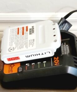 BLACK+DECKER 20V MAX Lithium Battery Charger, 2 Amp (BDCAC202B), Black 35 61bbQ11kL