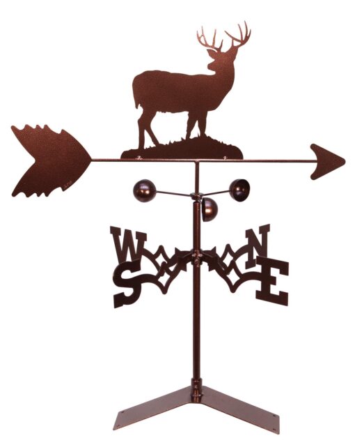 SWEN Products Deer Buck Weathervane (Roof Mount Included) Roof Mount