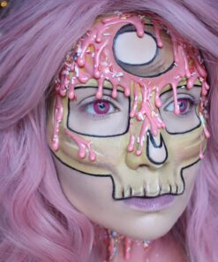 Mehron Makeup 3-D Gel | Gelatin Special Effects Makeup | Halloween FX Makeup & Scarring Gel | Fake Skin for Stage, Screen, Theater, Cosplay, and Halloween (2 oz) (Fleshtone) 2 Ounce (Pack of 1) Fleshtone 24 61bdGi3fQ8L