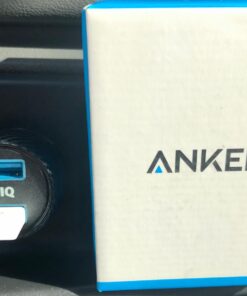 Anker 24W 4.8A Car Charger, 2-Port Ultra-Compact PowerDrive 2 Elite with PowerIQ Technology and LED for iPhone XS/Max/XR/X/8/7/6/Plus, iPad Pro/Air/Mini, Galaxy Note/S Series, LG, Nexus, HTC, and More Black 66 61beqitwbRL