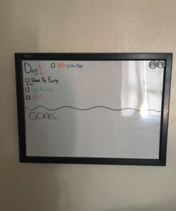 Quartet Magnetic Whiteboard, 17 x 23 inches White Board, Dry Erase Board, Black Frame (MWDW1723M-BK) 38 61bfGJd9QfL