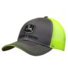 John Deere Men's Baseball Charcoal/Neon Yellow One Size 15 61bfeUnJRIS