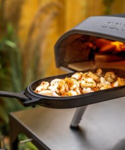 ooni Cast Iron Grizzler Plate - Griddle Cast Iron Pan - Cast Iron Cookware with Removable Handle - Cast Iron Griddle - Pre-Seasoned Oven Safe 16 61bg7C27v9L