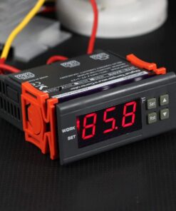 bayite AC 110V Fahrenheit Digital Temperature Controller 10A 1 Relay with Sensor 20 61biM1p7GtL