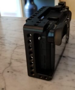 SmallRig Camera Cage only for Sony A6000 A6300 ILCE-6000 ILCE-6300 NEX7, A6000 Cage with 1/4" 3/8" Mounting Points and Built-in Cold Shoe - 1661 64 61blTWyUrML