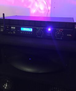 Pyle Professional Audio Bluetooth Power Amplifier - 2-Channel Rack Mount Bridgeable, LED Indicators, Shockproof Binding Posts, Cooling Fans 1000 Watt - Pyle PTA1000 1000W Basic 37 61bluwR1y1L