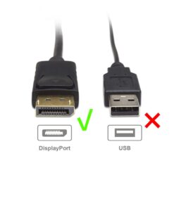 Cable Matters 4K DisplayPort to HDMI Adapter (4K DP to HDMI Adapter) 13 61boLFGIc0L