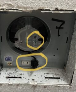 Broan-NuTone S0503B000 Bathroom Fan Motor Assembly 35 61bofw1k5ML