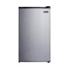 Magic Chef MCBR350S2 Compact Refrigerator with Manual Defrost, Small Refrigerator for Compact Spaces, 3.5 Cubic Feet, Silver Stainless Steel 45 61booPg8Y0L