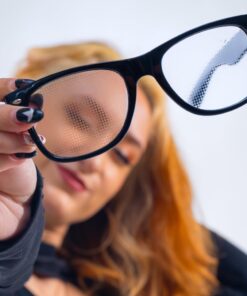 Alternative view of GloFX Ultimate Diffraction Glasses - 3D Prism Rainbow Effect - Great Edm, Concert, and Rave Accessory Black