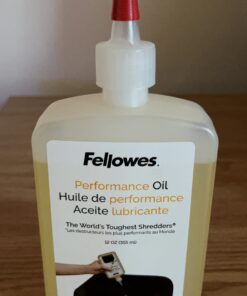 Fellowes Powershred Performance Shredder Oil, 12 oz. Extended Nozzle Bottle (35250) 12 Fl Oz (Pack of 1) 22 61bpxIpERaL