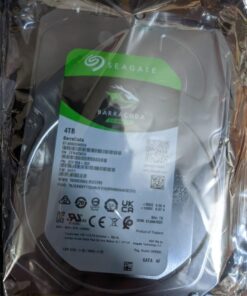 Seagate BarraCuda 4TB Internal Hard Drive HDD – 3.5 Inch Sata 6 Gb/s 5400 RPM 256MB Cache For Computer Desktop PC – Frustration Free Packaging ST4000DMZ04/DM004 35 61brWhS0pAL