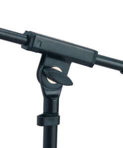 Alternative view of K&M - Konig & Meyer 25950.500.55 - Very Low Level Microphone Compact Stand - 2-piece Telescopic Boom Arm - Zinc Die-Cast Base - Professional Grade For All Musicians - German Made - Black Black Boom Arm 2-piece