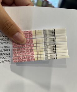 AccuMed Pregnancy Test Strips, 25-Count Individually Wrapped Pregnancy Strips, Early Home Detection Pregnancy Test Kit, Clear HCG Test 25 Count (Pack of 1) 43 61brwqgmJuL