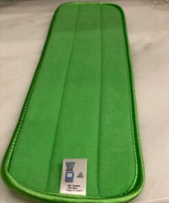 Microfiber Mop Pads 4 Pack - Reusable Washable Cloth Mop Head Replacements Best Thick Spray Wet Dust Dry Flat Velcro Attachment 18" Inch - Cleaning Refill Fits Bona, Bruce, Rubbermaid, Libman + More 1 45 61bsIbJE ZL