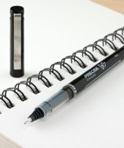 Pilot, Precise V7, Capped Liquid Ink Rolling Ball Pens, Fine Point 0.7 mm, Black, Pack of 12 19 61bsQW1BV6L 1