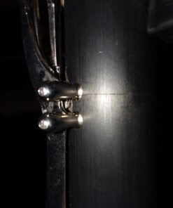 Eastar B Flat Clarinet for Beginner, Ebonite Clarinet Nickel-plated with 2 Barrels, 3 Reeds, White Gloves, Hard Case, Cleaning Kt, ECL-300 Nickel keys, Student style 37 61buVHfwAmL