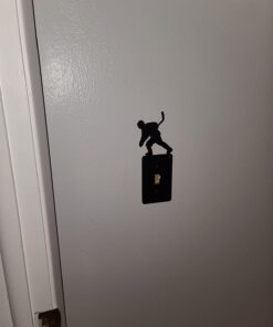 Innovative Fabricators, Inc. Hockey Single Light Switch Plate Cover Single Toggle Black 5 61buYq8SLtL