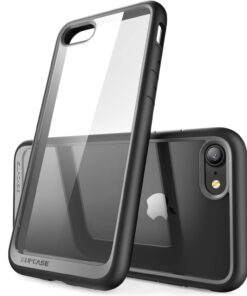 SUPCASE Unicorn Beetle Style Case for iPhone SE 3 (2022), iPhone SE 2020, iPhone 7, iPhone 8, Premium Hybrid Protective Clear Case (Black) Black 34 61bv11srrJL