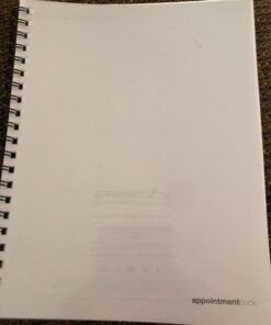 Action Appointment Book (8.5 x 11 inches) Undated 2 Page Weekly Spreads for Daily and Hourly Schedule Tracking Large (8.5" by 11") 20 61bvQ26cnbL