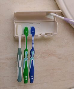 Eslite Toothbrush Holder with Cover (Ivory White) 32 61bwfrphP4L