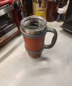 F-32 Handle - 19 COLORS - 20oz Size - Compatible with 20 Oz YETI Tumbler Travel Mug - BPA FREE (20OZ, ZEN GRAY, 1 Count (Pack of 1)) 20ozZen Gray 20.0 ounces 24 61bxGeNnLcL