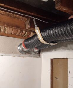 AC Infinity Flexible 6-Inch Aluminum Ducting, Heavy-Duty Four-Layer Protection, 25-Feet Long for Heating Cooling Ventilation and Exhaust 39 61byaO6Aj2L